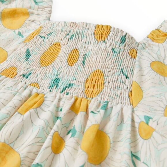 ZARA Kids | Yellow | SUNFLOWER DRESS - Picture 4 of 7